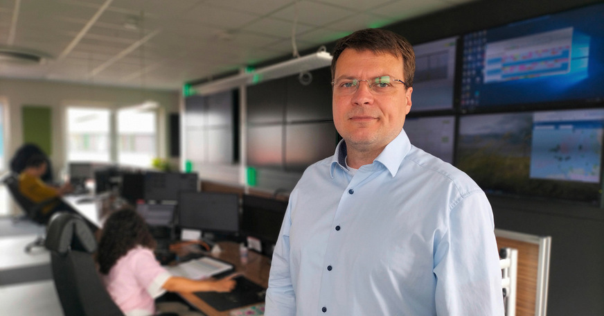 Björn Hannemann, Leiter Geschäftsentwicklung der Leitwarte Outsmart von Deutsche Windtechnik