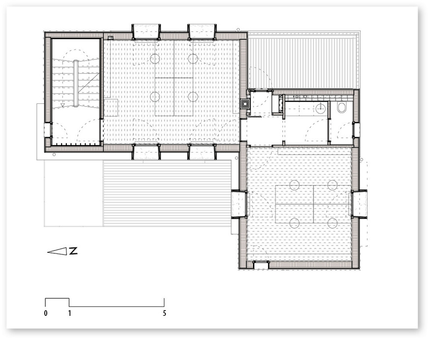 5 Grundriss 1. Obergeschoss, M 1 : 200