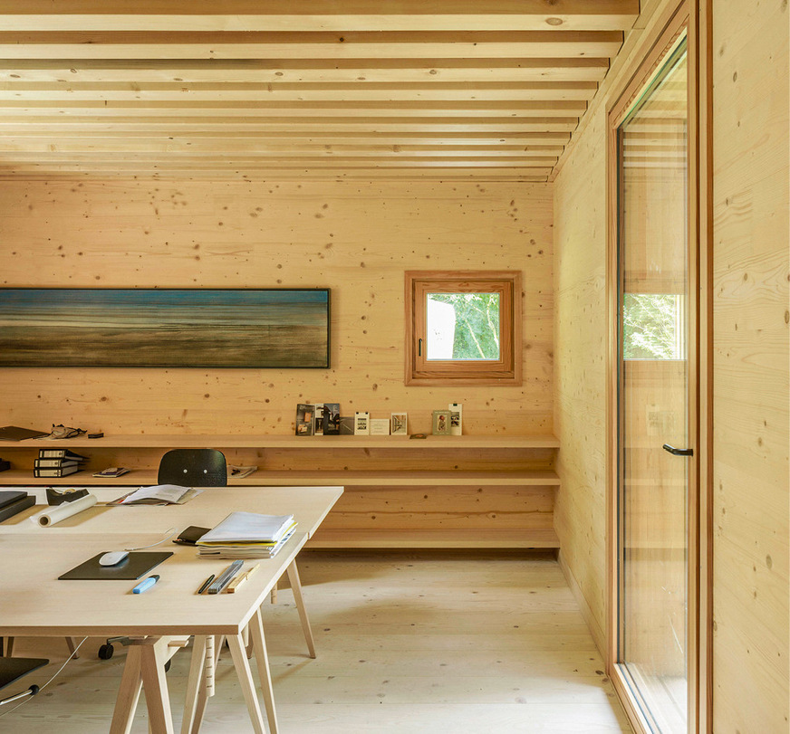 15 Das Gartenhaus ist nicht nur ein Wohn- und Bürogebäude, sondern auch ein Forschungsobjekt, um die Effektivität der Lowtech-Prinzipien zu analysieren.