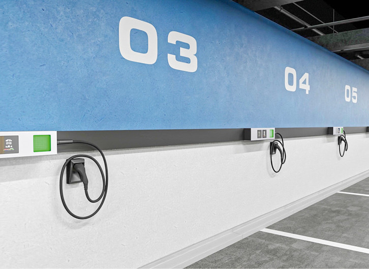 Mit Lade One kann die gesamte Infrastruktur vorbereitet werden. Bei Bedarf lassen sich Wallboxen einfach nachrüsten.