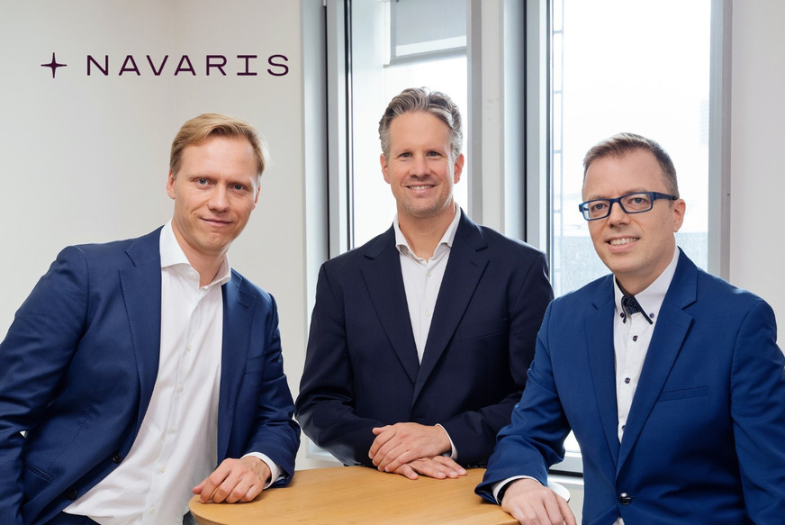 V.l.n.r. Philipp Wagener, CFO; Johannes Overbeck, CEO; Georg Boie, COO
