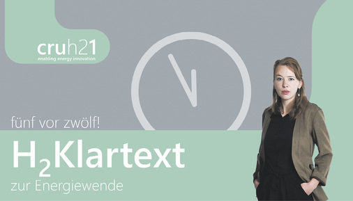 Wasserstofferklärerin: Cruh21-Consulterin Cäcilia Gä﻿tsch bei einem Linkedin-Blog