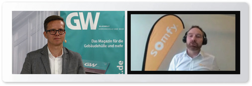Der Sonnenschutz ist ein zentrales Element, um eine Fassade klimaresilient zu machen. Dirk Mommaerts von Somfy legte den Planern eine dynamische Simulation ans Herz, um den sommerlichen Wärmeschutz zu optimieren.