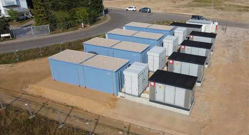 Seit Ende 2022 arbeitet der Speicher in Bad Düben.