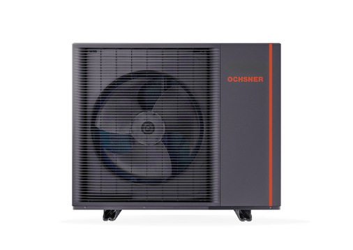 Die Monoblock-Wärmepumpen der Baureihe Air Falcon liefern Vorlauftemperaturen bis 75 °C.