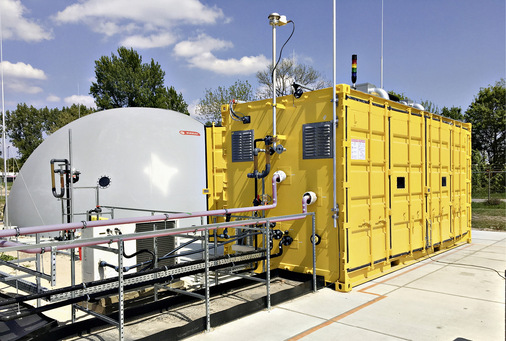 Die Flow-Batterie von Elestor aus den ­Niederlanden nutzt Wasserstoff und Brom als ­Reaktionspaar. Sie ­erhielt den Award im vergangenen Jahr.