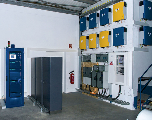 So sah 2013 ein Lithiumspeicher für 20 Kilowattstunden aus. Er wurde von der Firma Sonnenbatterie entwickelt, heute Sonnen.