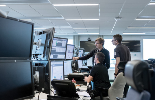 Handelsflur bei Energiekonzern Vattenfall