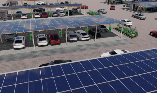 So wird der Pendlerparkplatz zur Tankstelle und erleichtert das Warten auf den Zug.