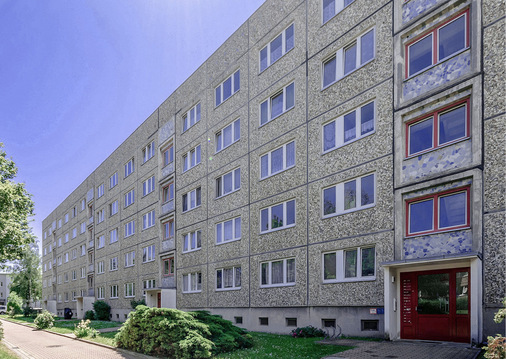 Plattenbau vor …