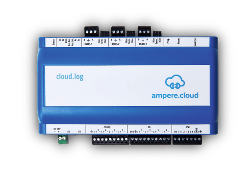 Der Datenlogger von Ampere Cloud ist schon etabliert.