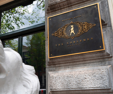 Das vor drei Jahren eröffnete Boutiquehotel „The Noblemen“ residiert in einem 1663 erbauten Giebelhaus.