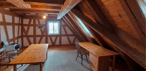 Ehemaliges Forsthaus in Neuweiler-Argenbach: Das 1785 erbaute Wohnhaus wurde in kleinen Schritten behutsam und denkmalgerecht saniert.