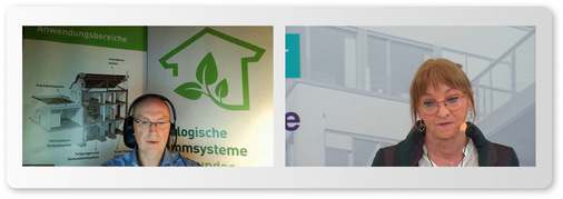 GEB-Redakteurin Claudia Siegele leite den Vortrag von Uwe Lutterbeck von Xella Mulitpor über mineralische Dämmung ein.