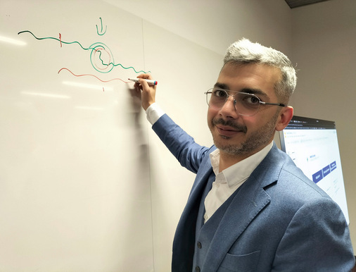 Todor Kostov, Geschäftsführer des Karlsruher KI-Entwicklungsunternehmens Reasonance