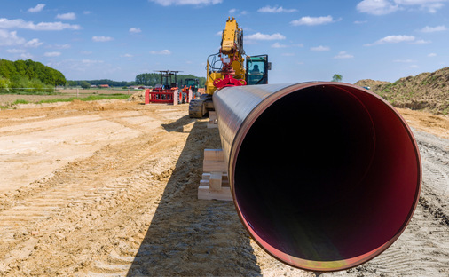 Rund 40 Prozent der Leitungen für das Wasserstoff-Kernnetz werden neu verlegt.