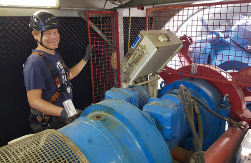 Die ersten Enercon-Anlagen hatten noch ein Getriebe.