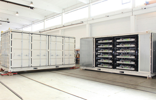 1,22 Megawatt an Batteriespeicherleistung wurden für den Energiepark verbaut.