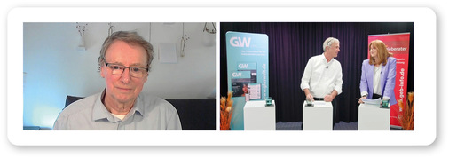 Architekt Burkhard Schulze Darup übte deutliche Kritik er an der wiederaufgelegten, aus seiner Sicht aber überflüssigen KfW-55-Plus-Förderung für Neubauten, worüber auch das Moderatorenteam diskutierte.