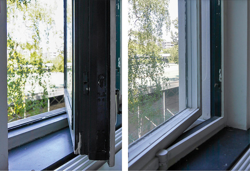 4  ﻿Vorher: unsanierte Schwingfenster