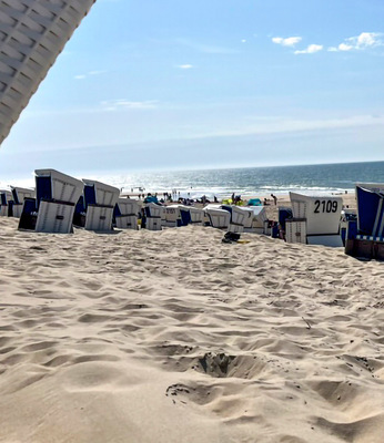 Der Strand vor Westerland ist sehr beliebt.