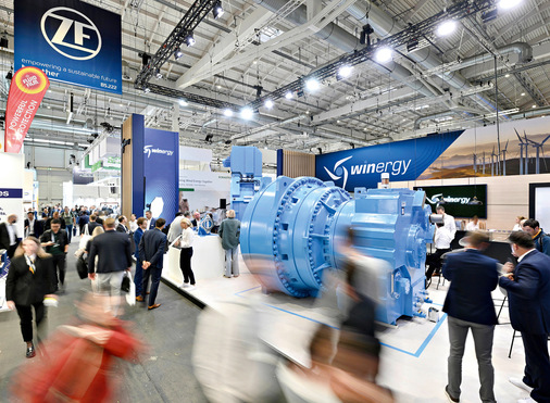 Es wird wieder viel Technik zu sehen sein, wie hier ein Getriebe von Winergy.