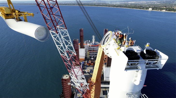 Errichtung des Windparks Beleolico 2022: Zehn Drei-Megawatt-Anlagen des chinesischen Lieferanten Mingyang