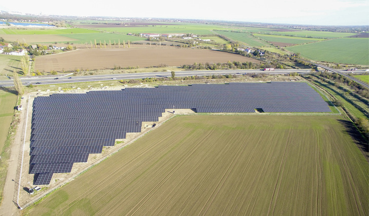 Freiflächenanlage in Beesenlaublingen.