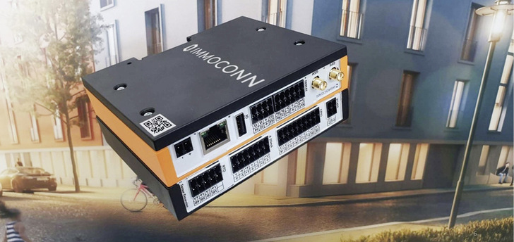 Die Immoconn-Box lässt sich einfach installieren und kann schon nach wenigen Minuten die Betriebsdaten einer Heizungsanlage sammeln und an eine Software-Plattform zur Auswertung weiterleiten.