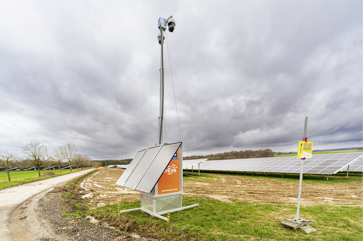 Liveye Pro Solar bietet energieautarken Schutz vor Diebstahl, Vandalismus und Sabotage.