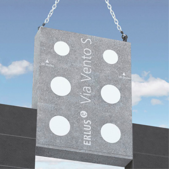 Der Fertigfuß für das Lüftungsnetzwerk Via Vento S spart Zeit beim Einbau.