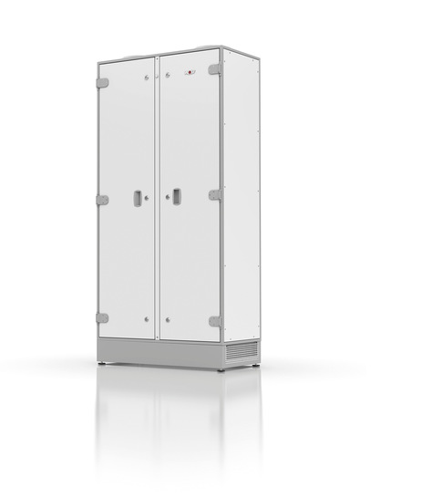 Im Großraum-Lüftungsgerät CGL edu steckt ein Gegenstrom-Plattenwärmetauscher mit einem Wirkungsgrad von über 90 Prozent.