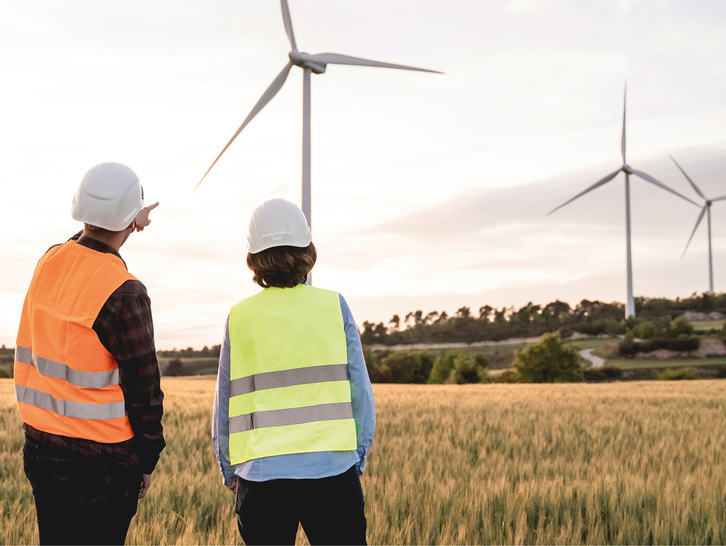 Die Begutachtung des Windparks - ein wertvoller Aspekt für den Weiterbetrieb.