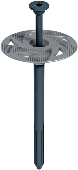 Der ejotherm Schraubdübel S1 short von Ejot ist dank kurzem Unterkopfbereich speziell für besonders dünne Dämmstoffplatten geeignet.