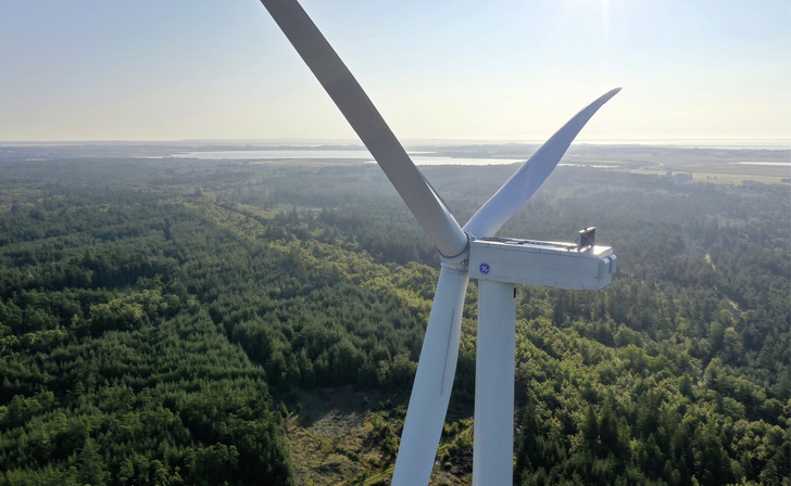 Prototyp der Cypress-GE-Anlage am dänischen Teststandort Østerild