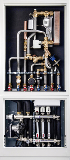 Die verschiedenen Modelle der Wohnungsstation HIU2 wiegen zwischen 14,3 und 18 kg.