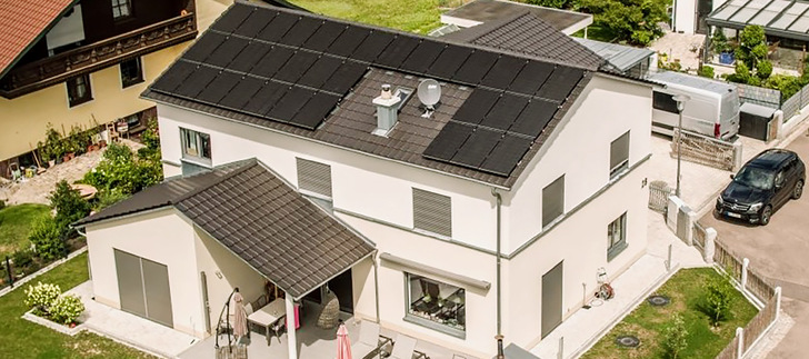 Der Trend im Privatkundenmarkt: schwarze Solarmodule