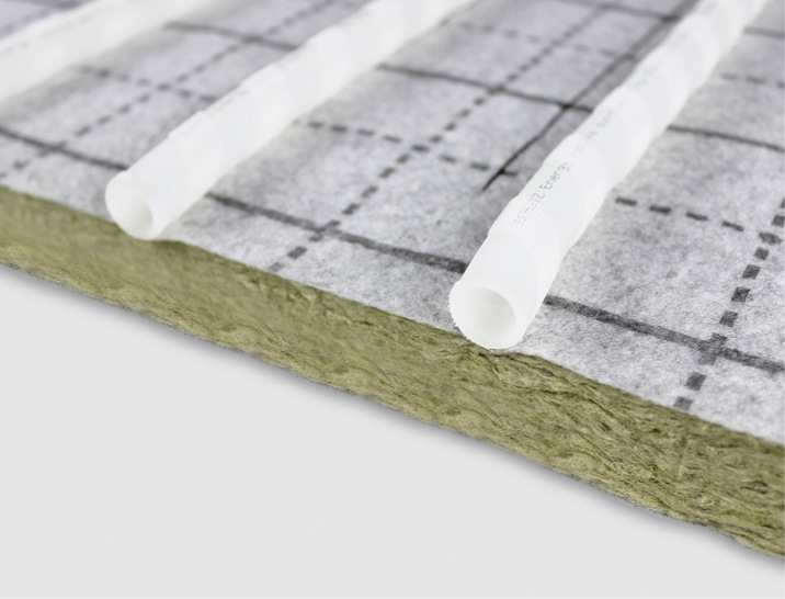 Die Klettvlies- und Fiberklett-Flächenheizsysteme sind zwischen 2 und 10 mm hoch.