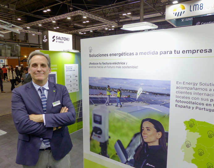 Julio Paya ist Vertriebschef bei Baywa r.e. Power Solutions Spain.  Die Voraussetzungen für Solarenergie in Südspanien sieht er als die besten in ganz Europa.