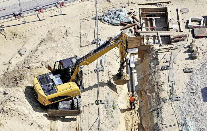 Wichtiger Teil des Konzepts: das Wärmenetz