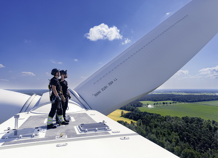 Wenn die Turbine in gutem Zustand gehalten wird, fällt weniger Reparaturarbeit für Servicetechniker an.