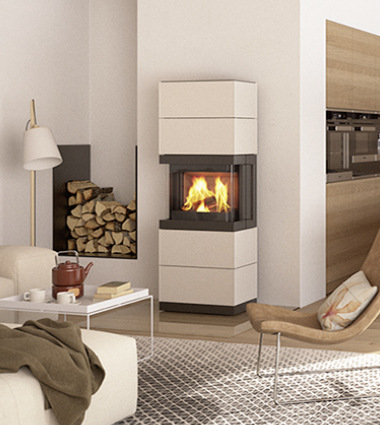 Der Kaminofen Patna misst 166 cm in der Höhe, 61 cm in der Breite und 41 cm in der Tiefe.