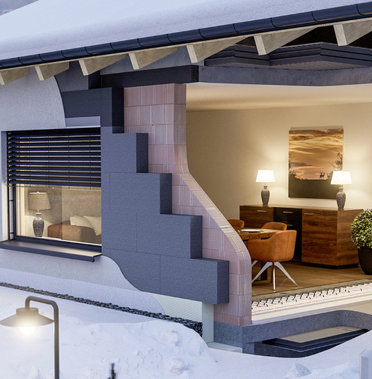 Die Platten sind in Stärken bis 80 mm und Rohdichten zwischen 10 und 30 kg/m3  erhältlich.