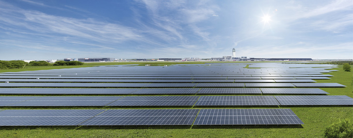Der Bau des Solarparks am Wiener Flughafen war mit vielen Herausforderungen gespickt. Die Flughafengesellschaft hat sie alle gemeistert.