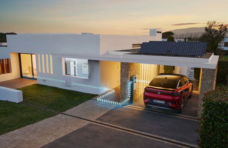 Die neue Wallbox Edison von E3/DC bietet eine bidirektionale Ladeoption.