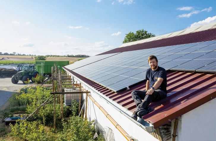 Alexander Kuhn hat lange über die Installation einer Solar­anlage nachgedacht. Der Wegfall der EEG-Umlage auf den selbst verbrauchten Solarstrom machte diese wirtschaftlich.