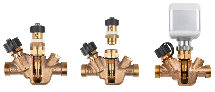 Ein elektronischer Stellantrieb ist bei Zirkulationsventilen schnell eingebaut – der Start zu einer energieeffizienten und gleichzeitig hygienischen Trinkwarmwasserversorgung.