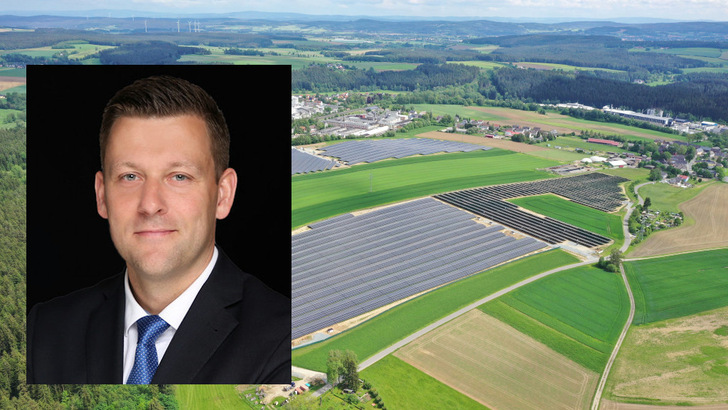 Der Solarpark Wunsiedel leistet 37 Megawatt. Er wurde von Goldbeck Solar errichtet.