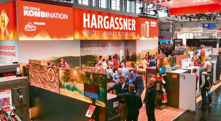 Als Hotspot für ökologisches Heizen präsentiert sich Hargassner.