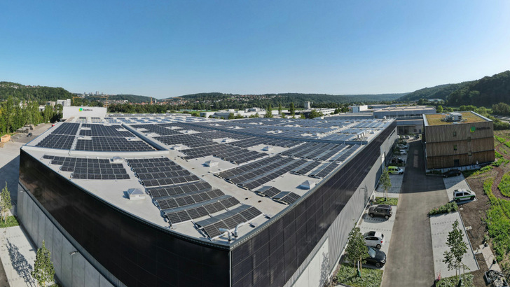 Das neue Hauptquartier von Baywa r.e. in Tübingen.